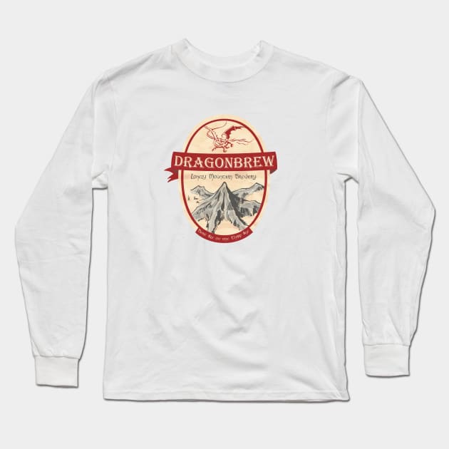 Erebor Dragonbrew Long Sleeve T-Shirt by HenkusFilijokus